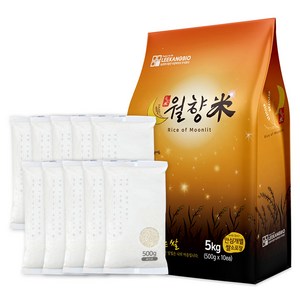 월향미 골든퀸 쌀 소포장, 500g, 10개