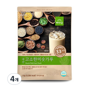 배대감 국산 고소한 미숫가루, 4개, 1kg