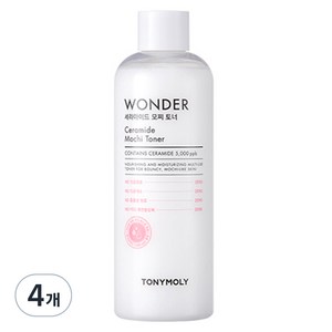 토니모리 원더 세라마이드 모찌 토너, 500ml, 4개