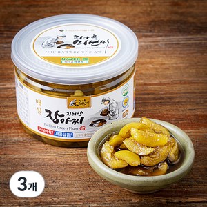 피아골미선씨 아삭아삭 새콤달콤 매실장아찌, 500g, 3개