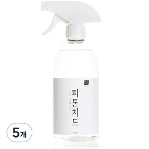 순수백과 피톤치드 프리미엄 탈취제 본품, 500ml, 5개