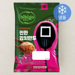 비비고 진한 김치만두 (냉동), 200g, 1개