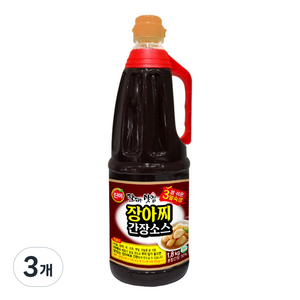 진미 잘되는맛집 장아찌 간장소스, 1.8kg, 3개