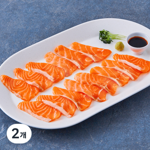 쌜모네키친 노르웨이산 오로라 생연어 (냉장), 150g, 2개