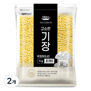 더담은 고소한 기장, 1kg, 2개