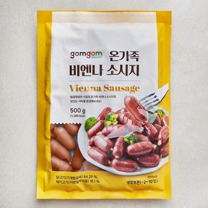 곰곰 온가족 비엔나 소시지, 500g, 1개