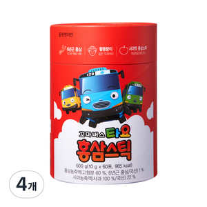 천지인 꼬마버스 타요 홍삼스틱, 600g, 4개