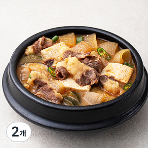 초이스쿡 차돌된장찌개, 600g, 2개