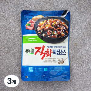 풀무원 직화짜장소스1입, 180g, 3개