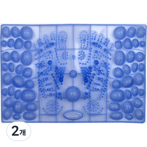 칸토스 경혈매트 지압매트 CT-720K, 2개, 투명블루