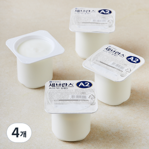 연세유업 세브란스 A2 요거트 플레인 4개입, 80g, 4개