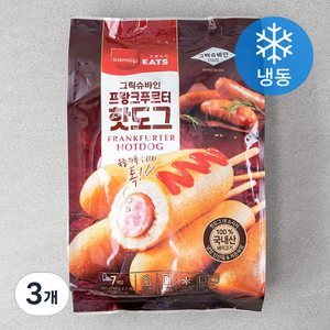 그릭슈바인 프랑크푸르터 핫도그 (냉동), 595g, 3개