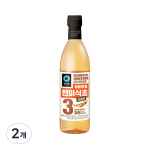 청정원 정통 현미 식초, 800ml, 2개