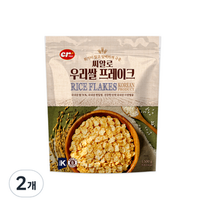 씨알로 우리쌀 프레이크 대용량, 1.5kg, 2개