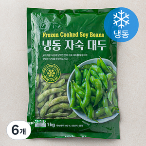 자숙 대두 (냉동), 1kg, 6개