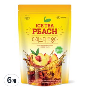 복음자리 복숭아 아이스티 파우더, 1kg, 1개입, 6개