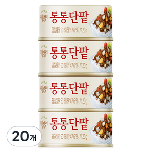 복음자리 통통단팥, 120g, 20개