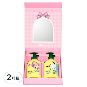 그린핑거 산리오 유아용 마이키즈 하우스 로션 플러스 320ml + 워시 320ml 세트, 2세트