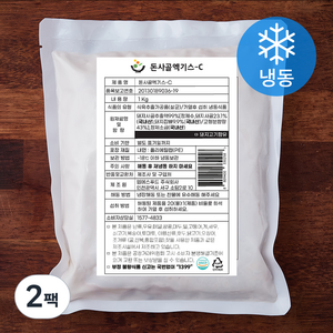 엠에스푸드 돈사골엑기스 C (냉동), 1kg, 2팩