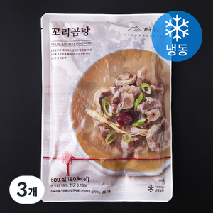 경복궁 꼬리곰탕 (냉동), 600g, 3개