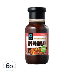 청정원 닭볶음탕 양념, 270g, 6개