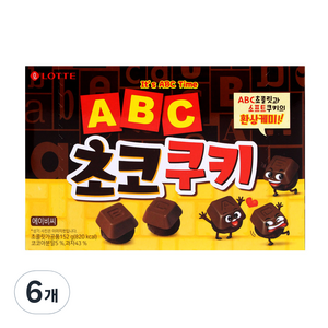 롯데 ABC초코쿠키, 152g, 6개