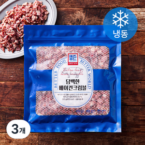 에쓰푸드1976 담백한 베이컨크럼블 (냉동), 250g, 3개