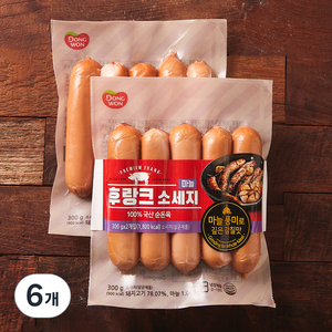 동원 마늘 후랑크, 300g, 6개