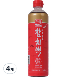 한라식품 참치액, 900ml, 4개