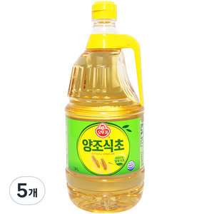 오뚜기 양조식초, 1.8L, 5개