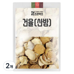 굿허브 조은약초 건율 산밤, 500g, 2개