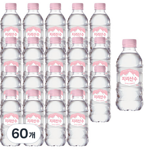 지리산수 핑크, 330ml, 60개