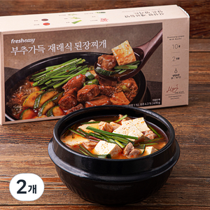 프레시지 부추가득 재래식 된장찌개 2인분, 470g, 2개