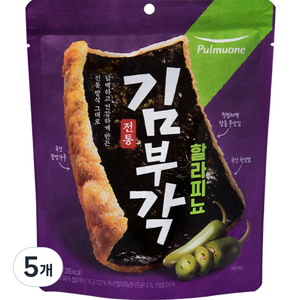 풀무원 전통 김부각 할라피뇨, 50g, 5개