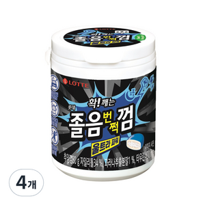 롯데제과 졸음 번쩍 껌 울트라 파워, 80g, 4개