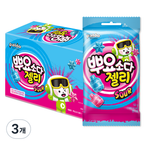 뿌요 소다 젤리 사우어, 52g, 36개