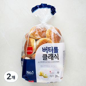 삼립 버터롤 클레식 21개입, 546g, 2개