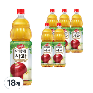 해태htb 아침에 사과, 1.5L, 18개