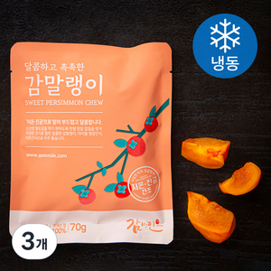 감미인 달콤촉촉 감말랭이 (냉동), 70g, 3개