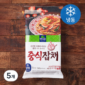 면사랑 중식잡채 1인분 (냉동), 362g, 5개