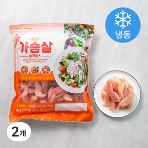 마니커 다용도 닭가슴살 슬라이스 (냉동), 1kg, 2개