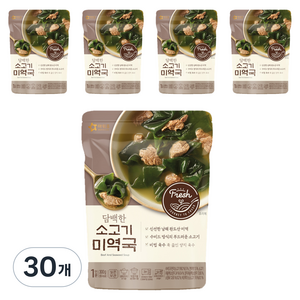 아워홈 담백한 소고기미역국, 300g, 30개