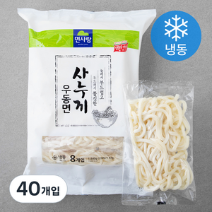 면사랑 사누끼 우동면 (냉동), 230g, 40개입