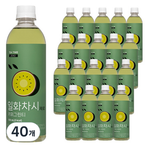 일화차시 제로 키위그린티, 500ml, 40개