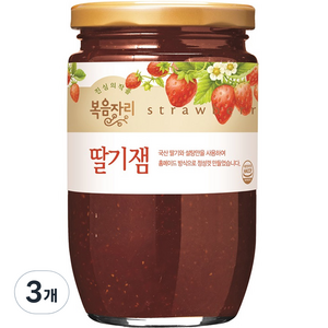 복음자리 과일잼(딸기잼)-500g, 500g, 3개