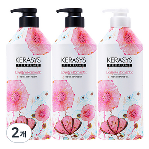 케라시스 퍼퓸 러블리 앤 로맨틱 샴푸 980ml 2p + 린스 980ml, 2세트