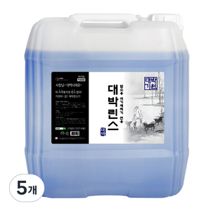 대박세제 업소용 식기세척기 전용 린스, 5개, 18.75L