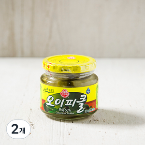 오뚜기 아삭아삭 맛있는 오이피클, 240g, 2개