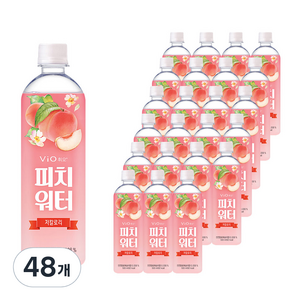 휘오 코카콜라 피치워터 음료, 48개, 500ml