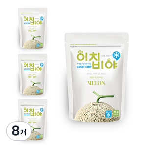 이치비야 동결건조 과일칩 멜론, 15g, 8개